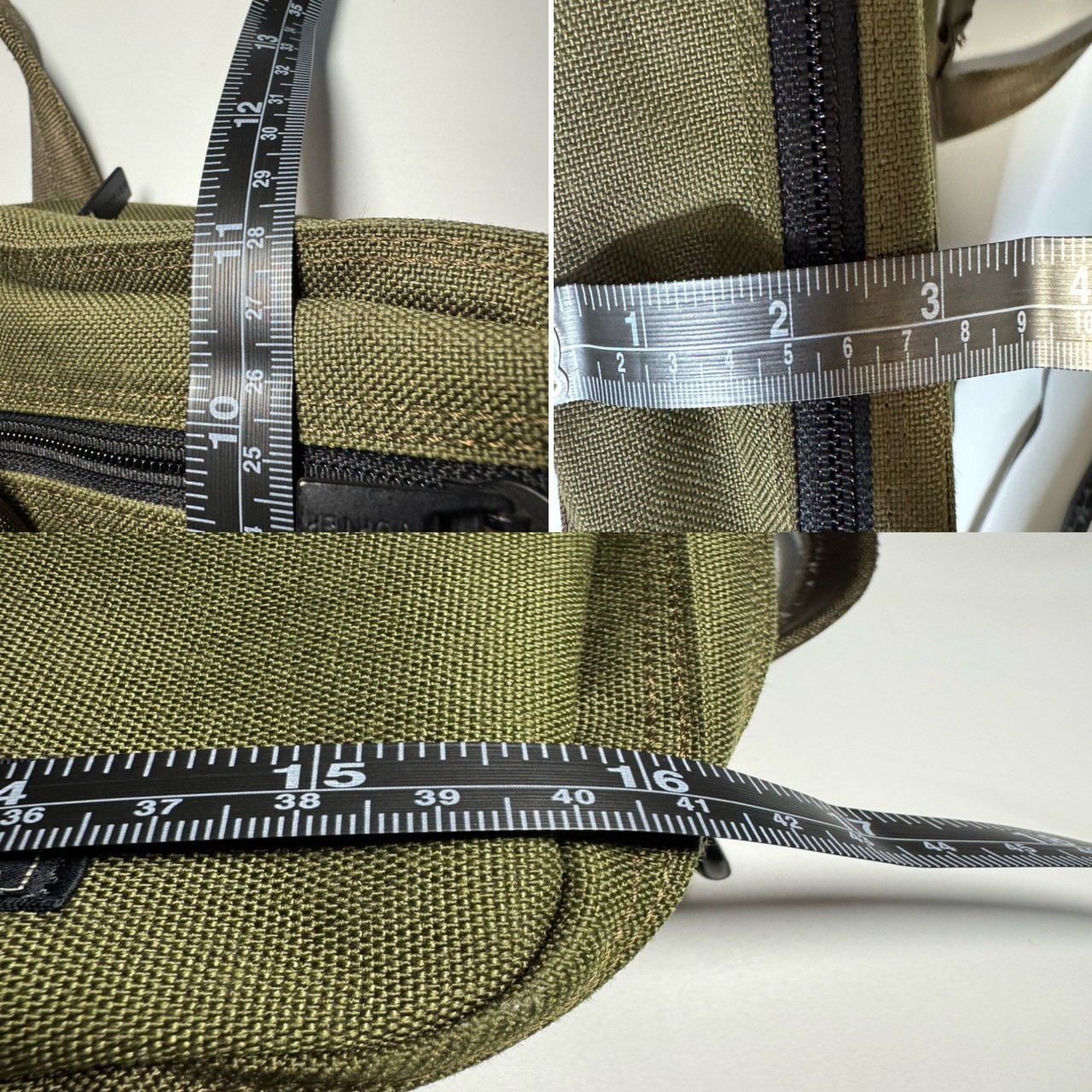 PORTER TENSION 3-Way Briefcase Backpack Olive Green Cordura Nylon Yoshida Japan