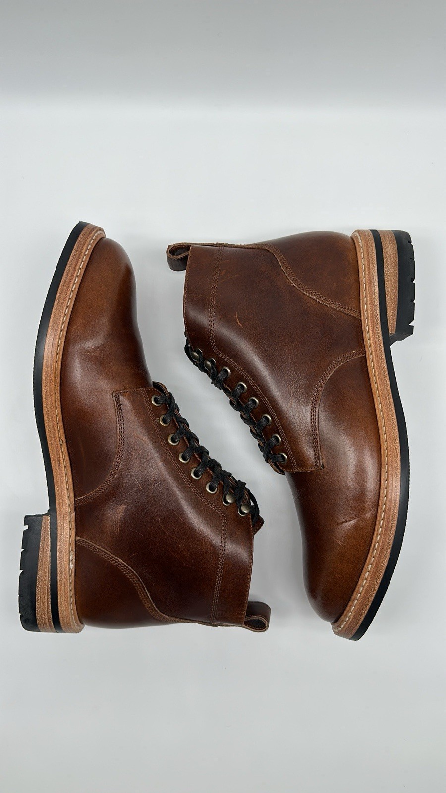 Taylor Stitch Trench Boot in Whiskey Leather Men’s Sz 10.5 D Limited Edition NEW
