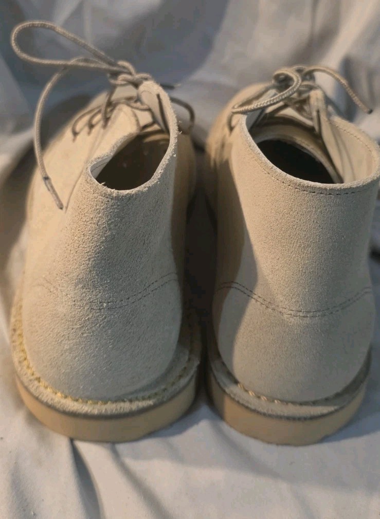 Red Wing Weekender Chukka White Sand Mohave Leather 3309 Men SZ 10 NWOB 2nds