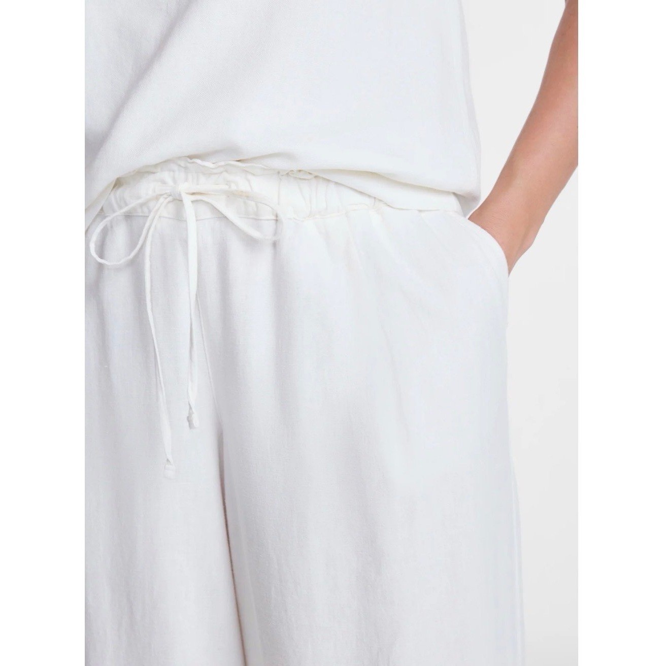 Women’s Wide Leg Linen Blend Pants, Size XL 16/18 plus. Summer casual trendy