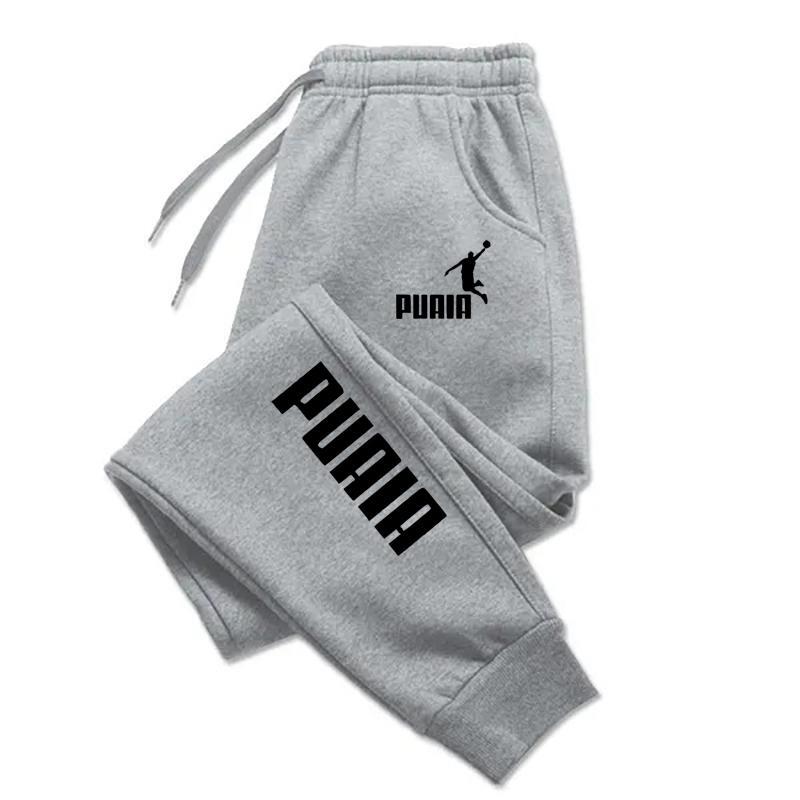 Puaia Print Men’s Pants Autumn/winter New Sport Jogging Trousers Fitness Loose F
