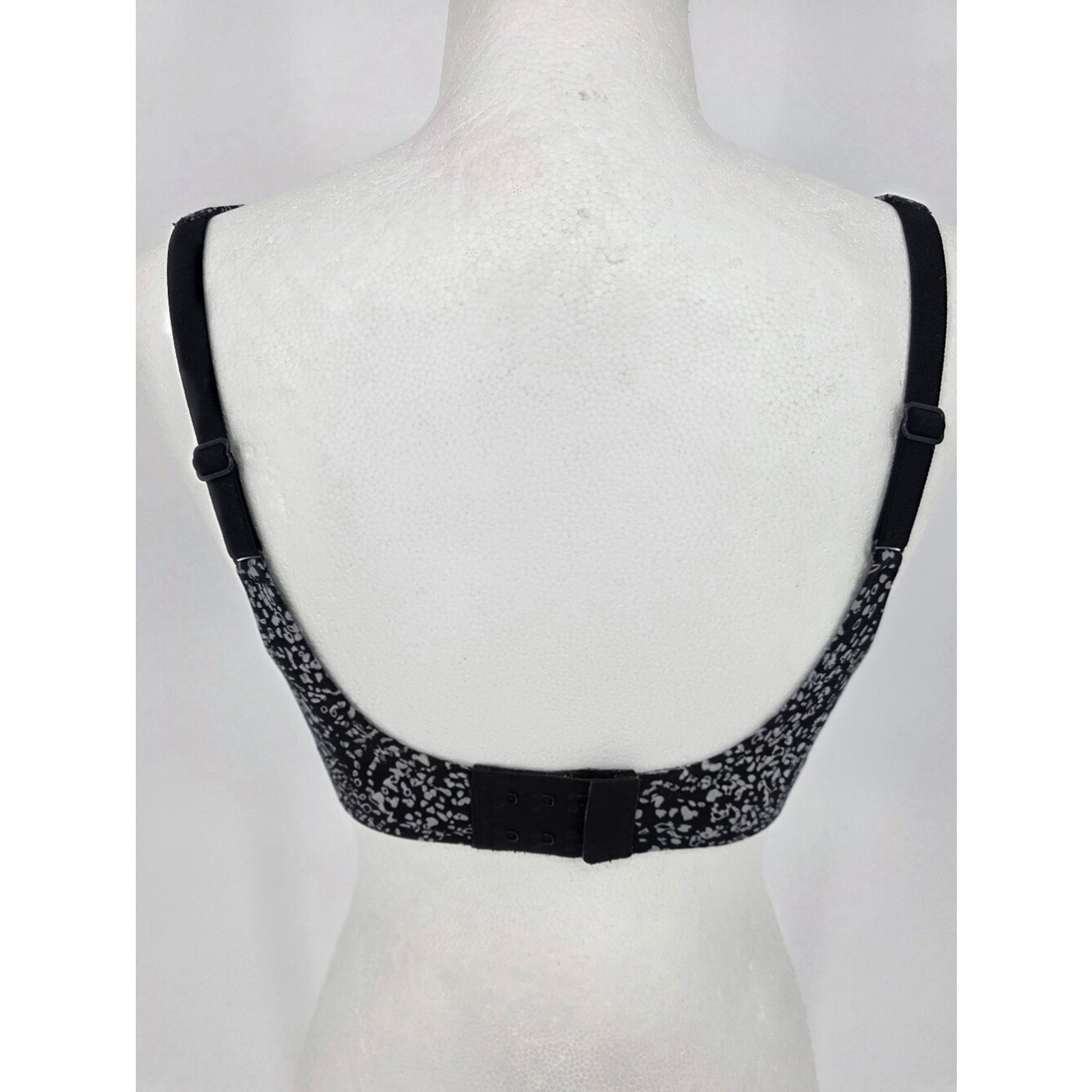 Lululemon In Alignment Bra Black White Print Adjustable Strap Size Unknown