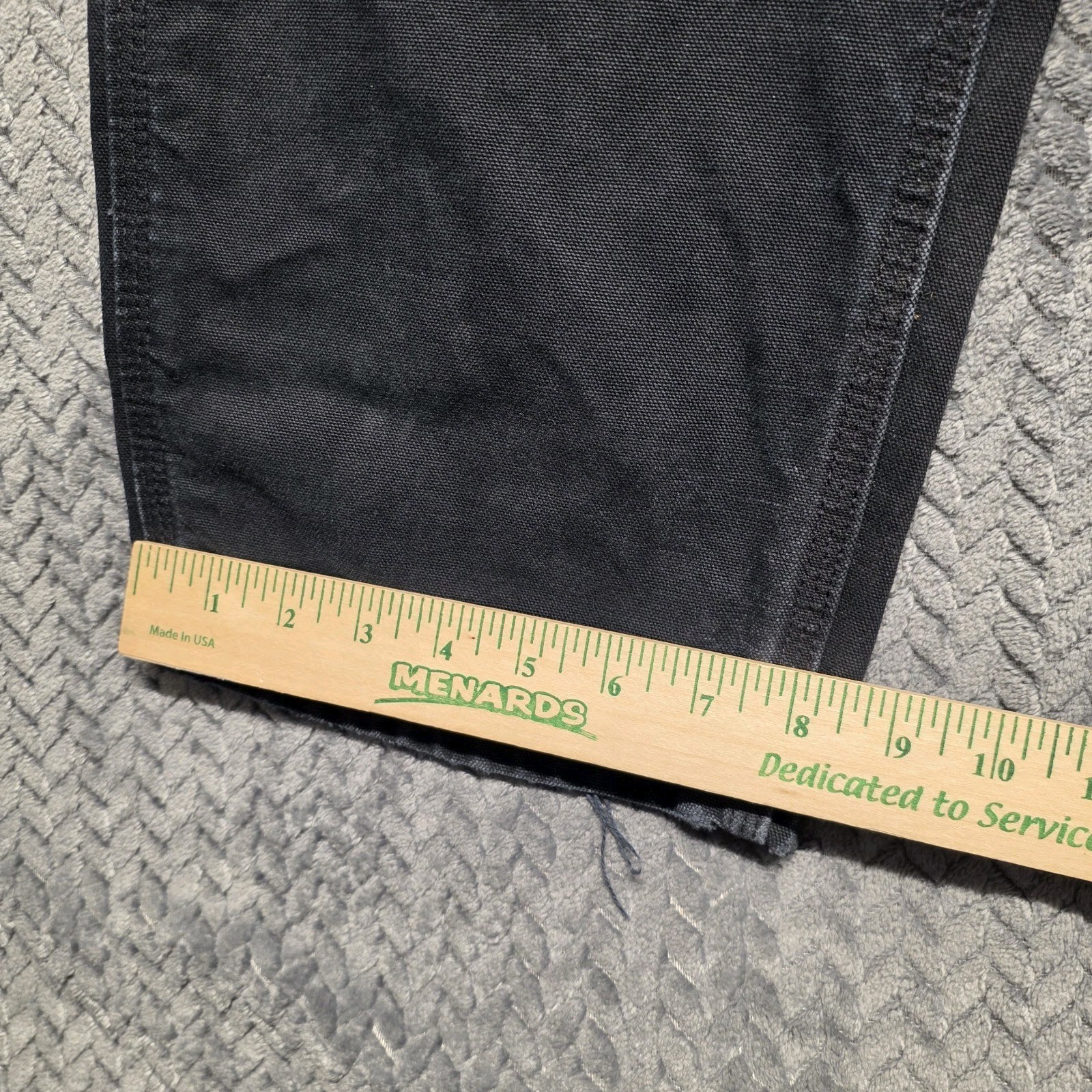 Vintage Carhartt Double Knee Black Carpenter Pants 32×31 Distressed Made In USA