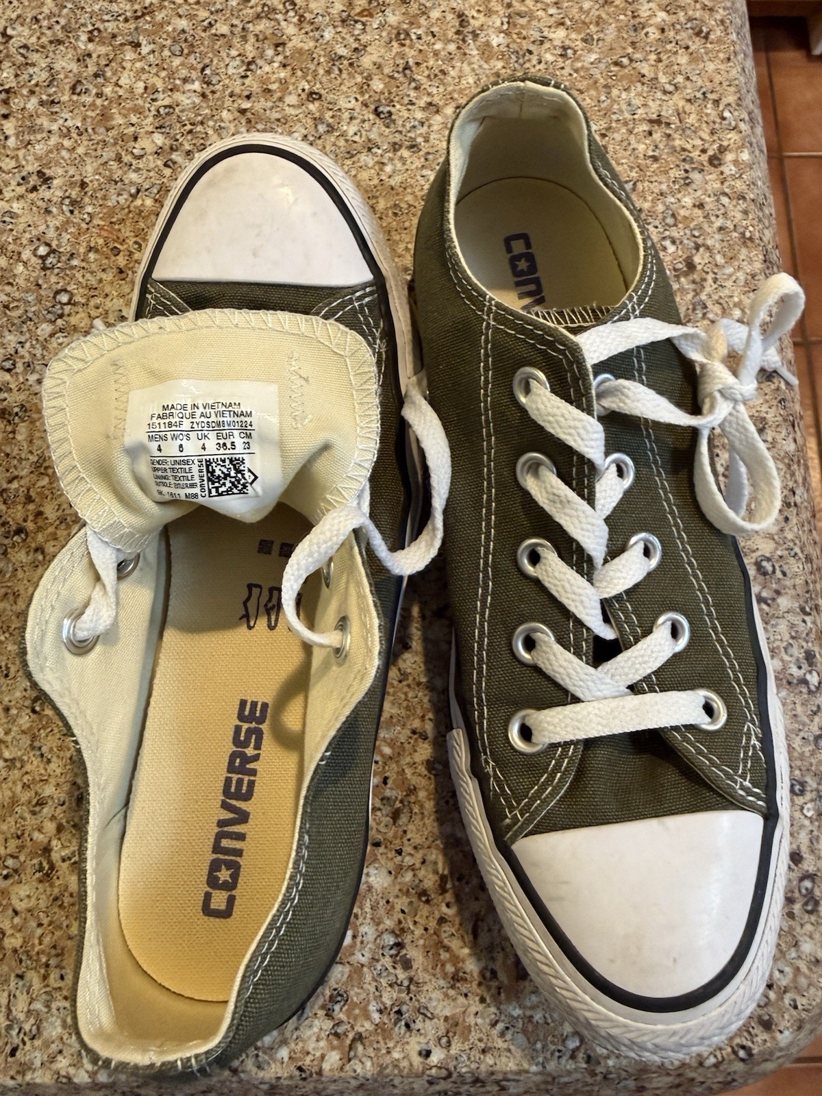 Converse Chuck Taylor All Star Low Top Sneaker Green Herbal/White Men