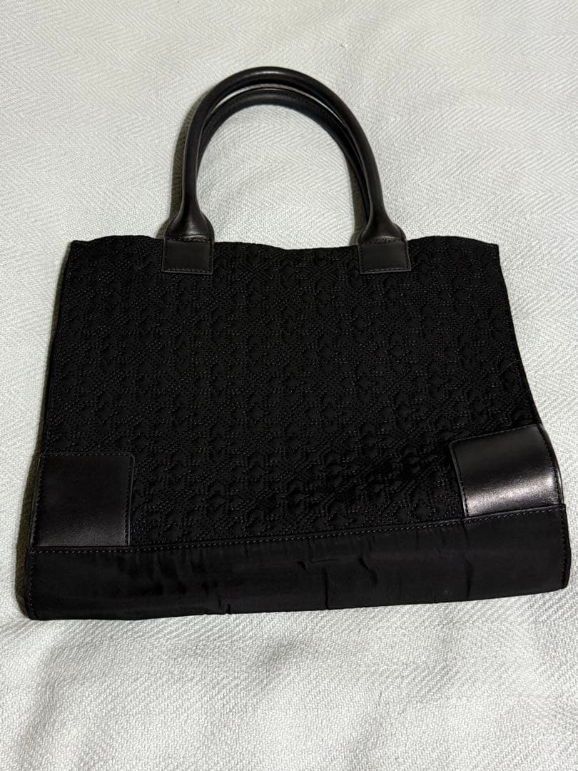 Tory Burch Ella Rare Embroidered Quilted Tote Bag