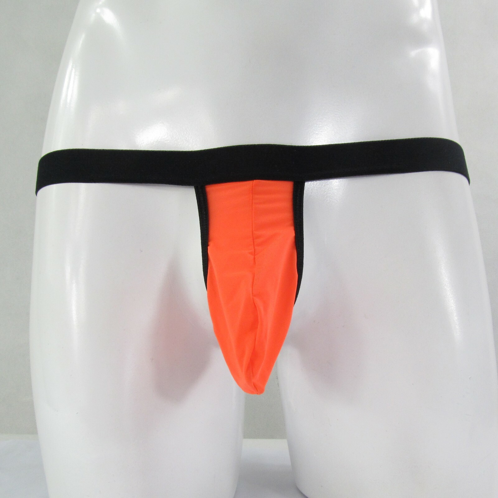 K1952 Mens Sexy Mini String Pouch Thong Soft Silky Thin Jersey Semi C-thru