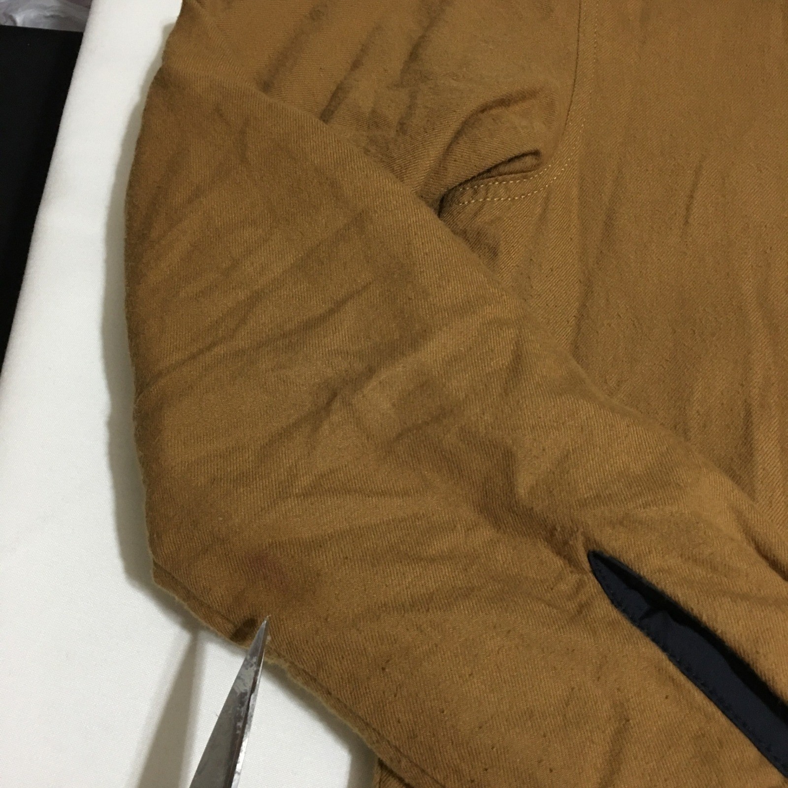 The North Face Shirt Jacket Mens Small Brown Sherpa Lined Button Up