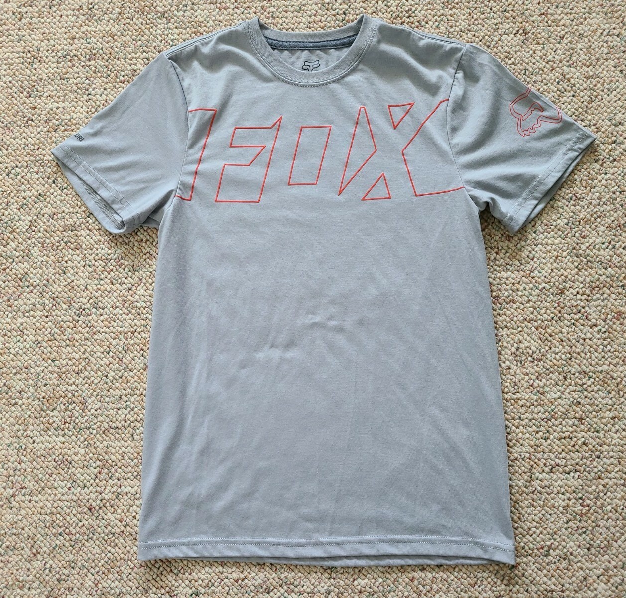 EUC Fox Tech TruDri Men’s Short Sleeve T Shirt Color Gray Size Small S