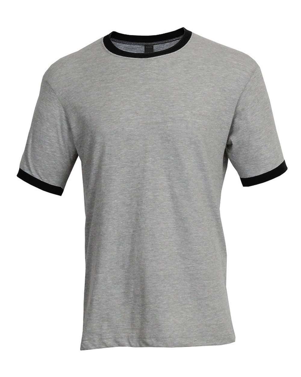 Tultex 246 Unisex Ringspun USA Cotton/Polyester Fine Jersey Ringer T-Shirt