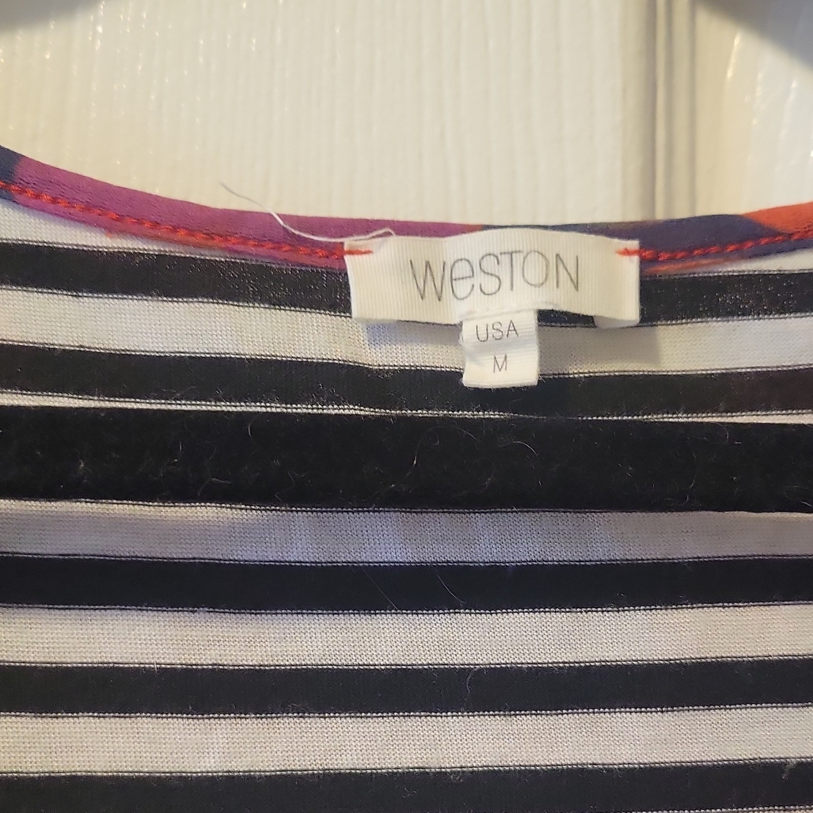 WESTON Womens M Multicolor Floral Mesh Sheer Layered Scoop Neck Long Sleeve Top