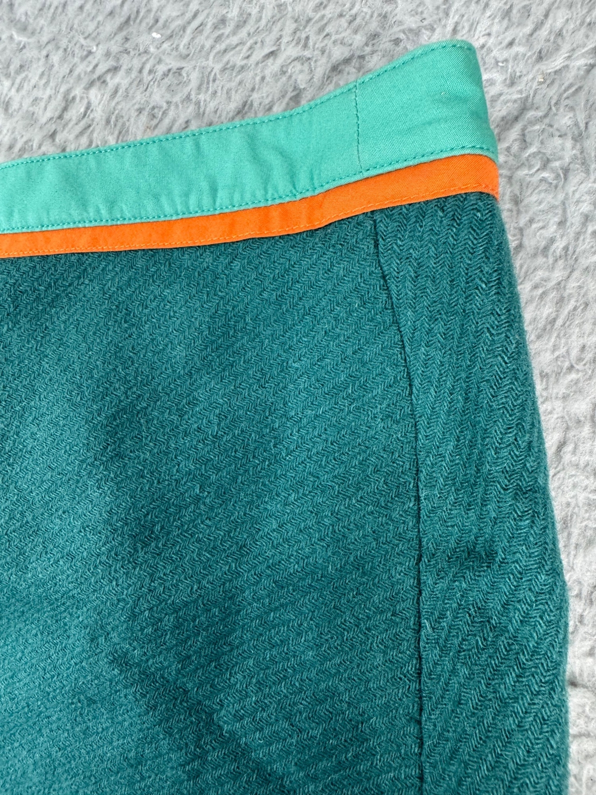 Original Penguin By Munsinger Womens Sz 10 Green Pleated Skirt Wool Viscose NWT
