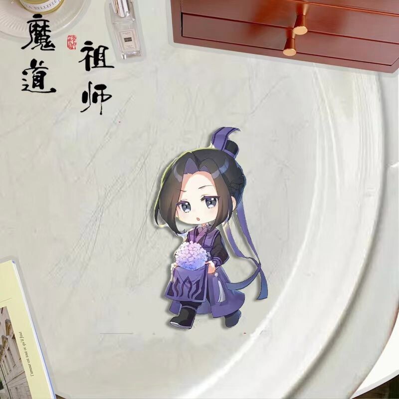 7pcs Anime Mo Dao Zu Shi Wei Wuxian Lan Wangji Jiang Cheng Brooch Pin Badge Gift
