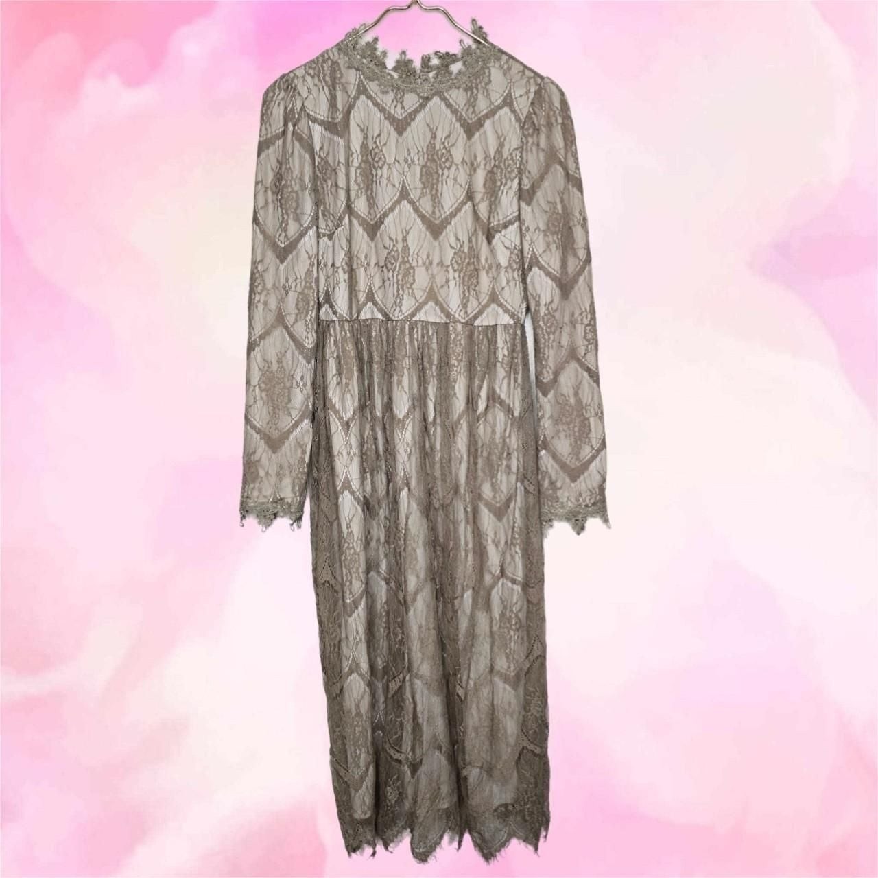 Dainty Jewells Lace Embroidered Modest Maxi Dress