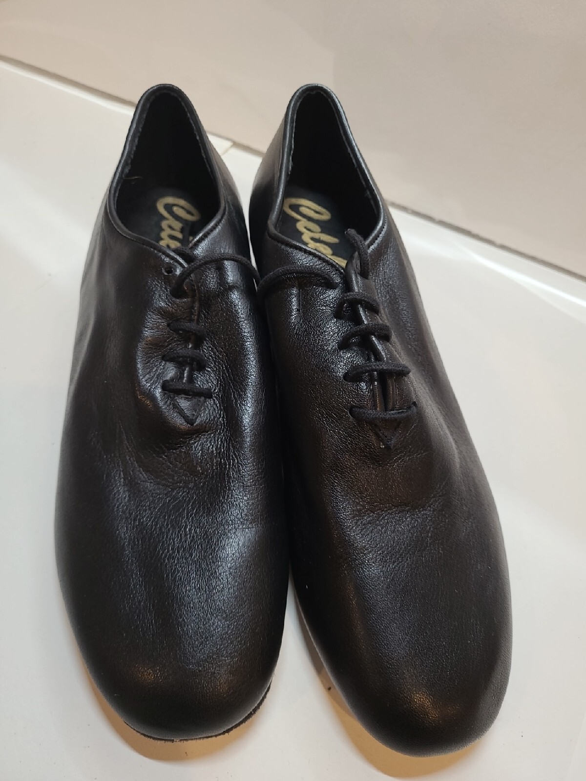 Celebrity Dance Shoes American Standard Men’s Size 7.5, Black, 1 Inch Heel
