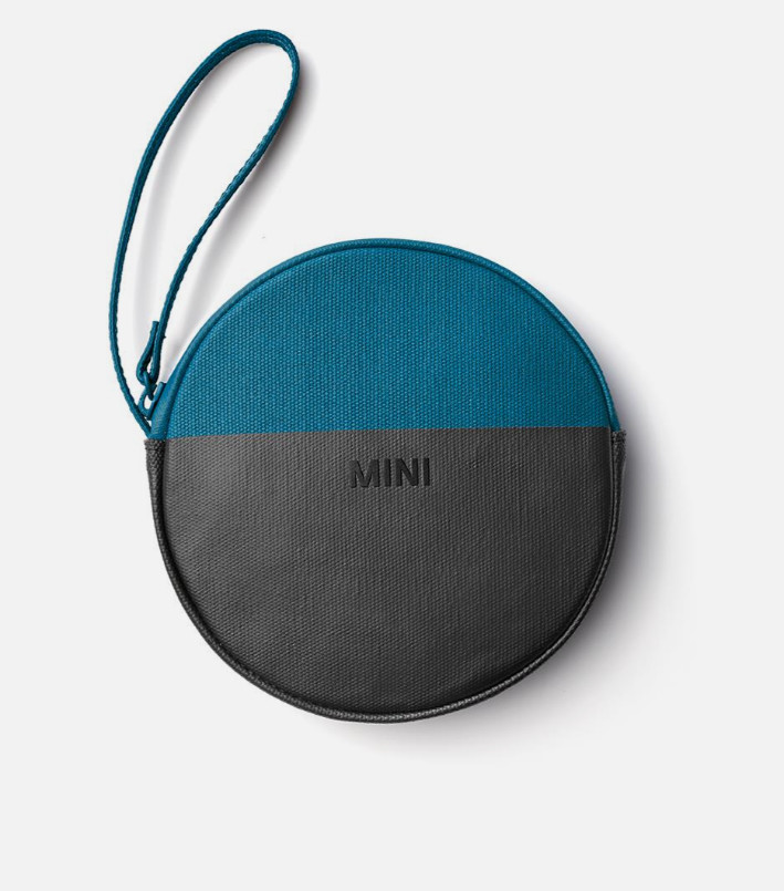 OEM Mini Cooper Round Color Block Pouch Island/Black 80212460855