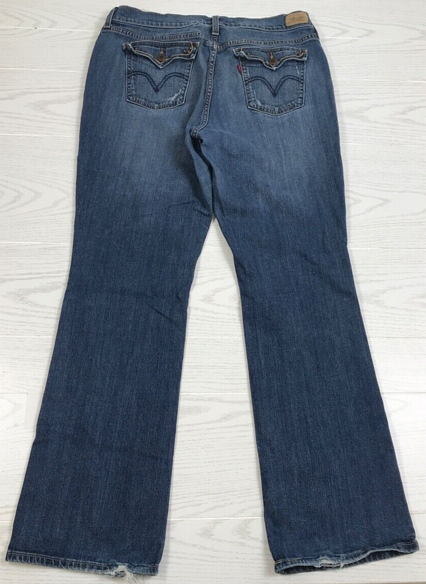 Vintage Y2K Levi’s 515 Bootcut Jeans Womens 16L Blue 99% Cotton 1% Spandex