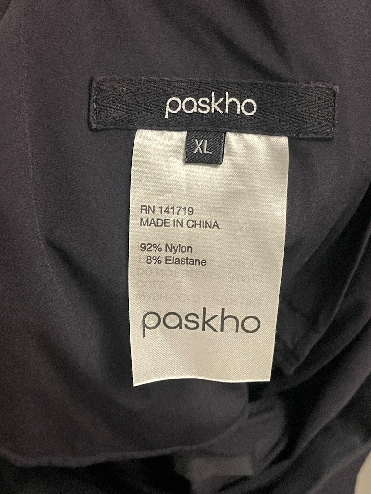 Paskho Wild Long Haul Flight Pants Men’s Extra Large Black 33″ Inseam Travel