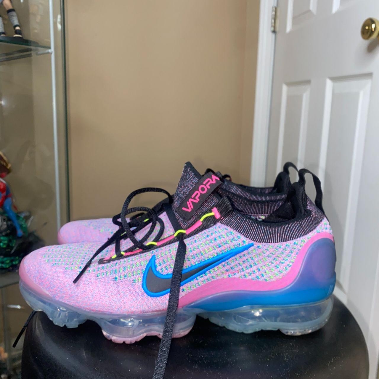 Nike Air Vapormax 2021 Flyknit Next Nature Pink Blast Men Sz 8 Women Sz 9.5