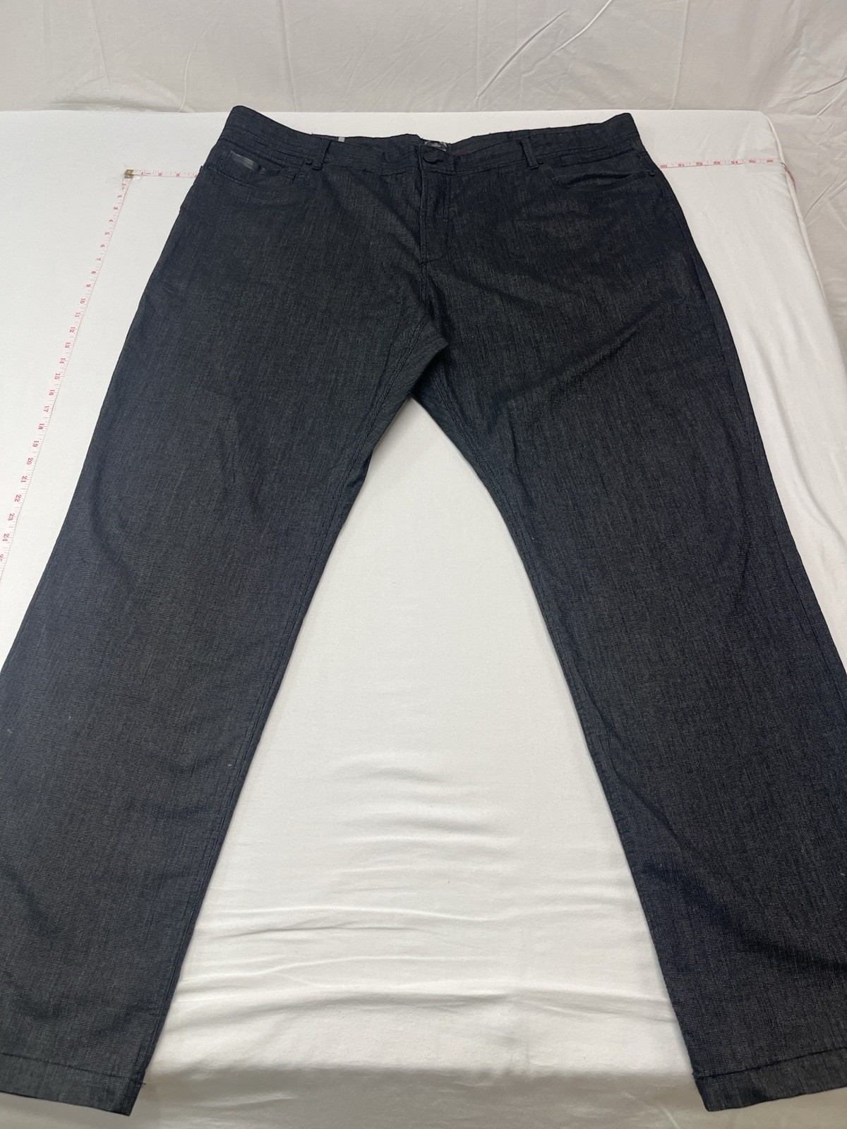 Point Zero Men’s plus Relaxed Straight leg pants in Dark Charcoal 48×34 1341