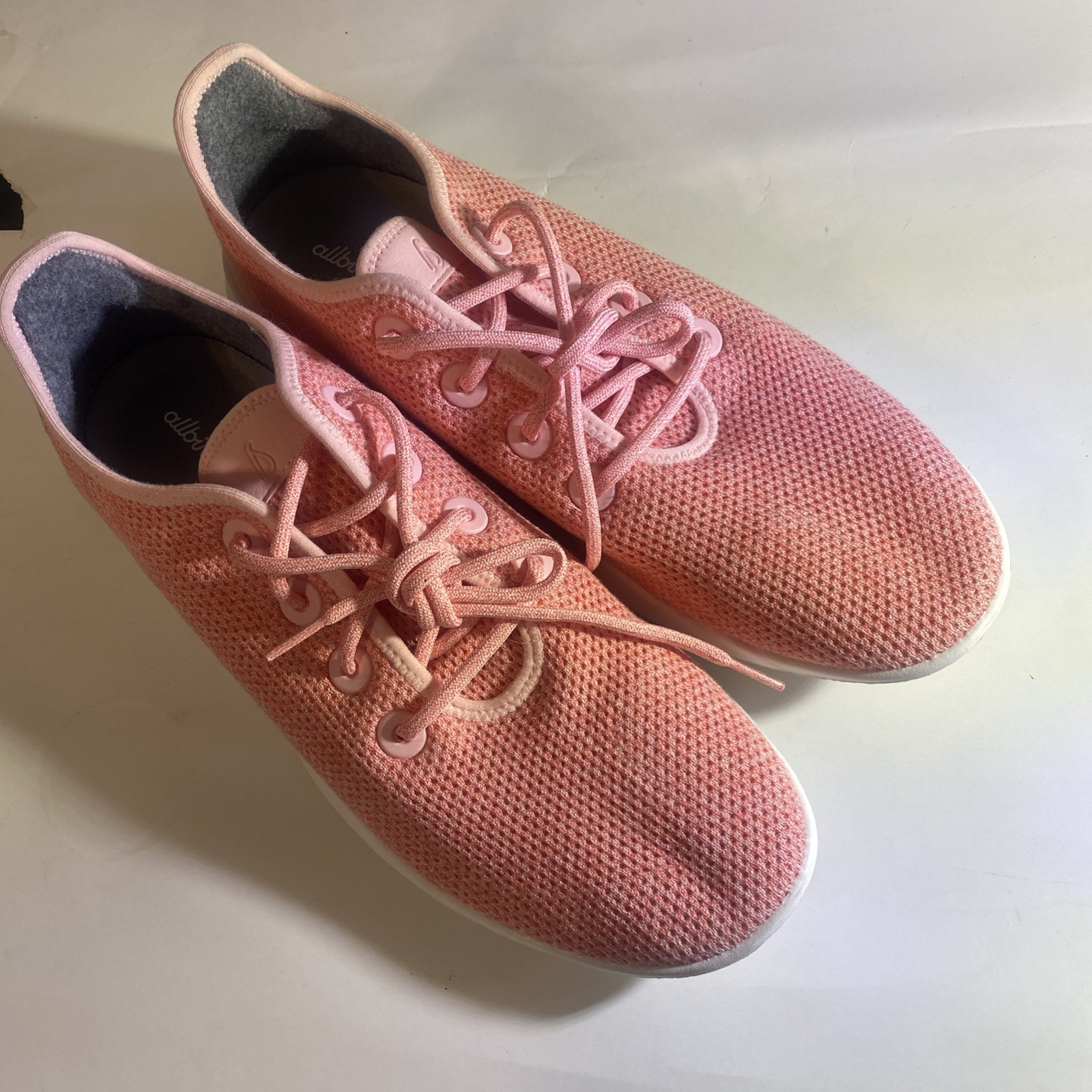 Allbirds Tree Runners Pink everyday sneakers, Womens size 13, lightweight