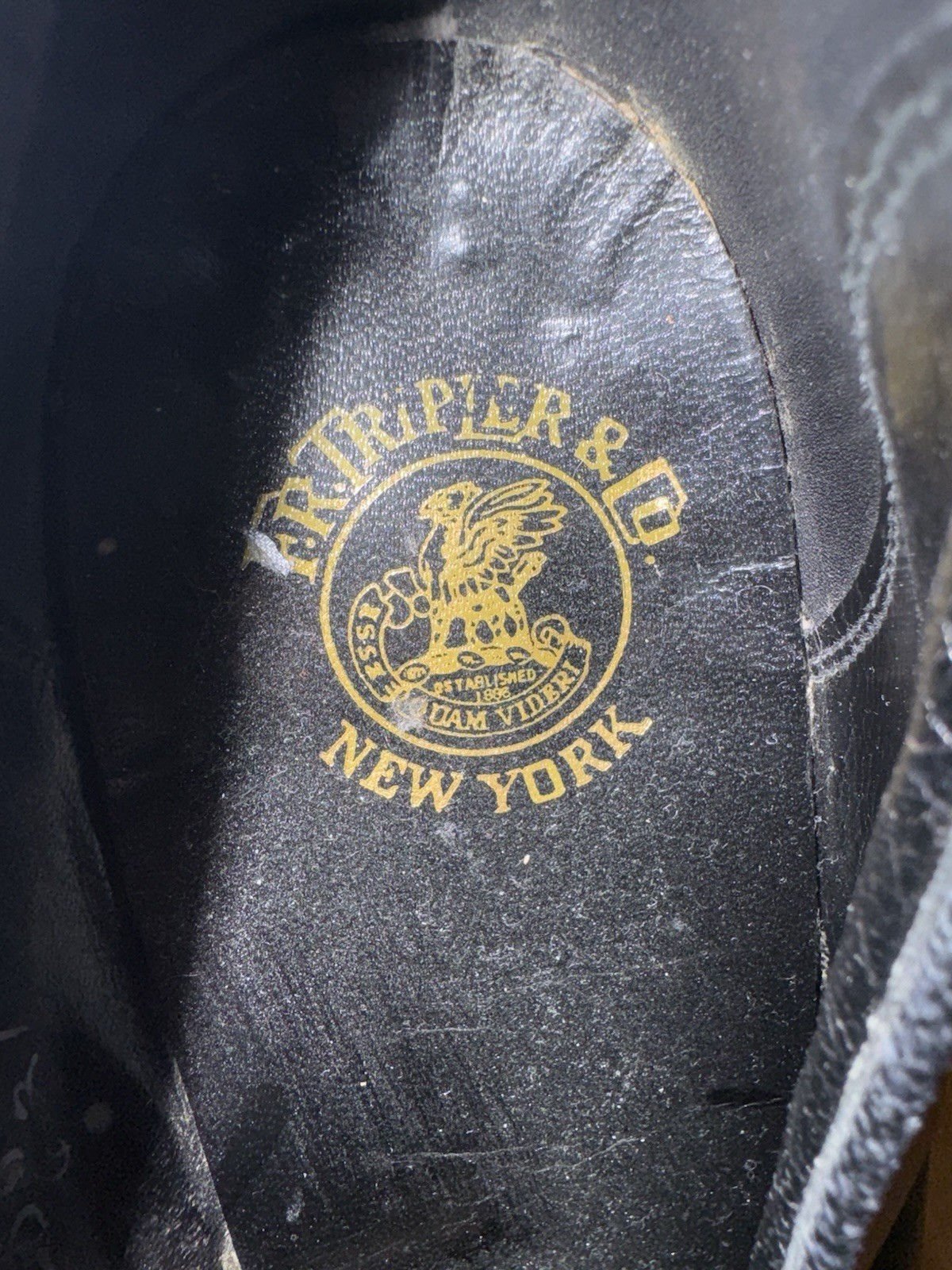 Johnston & Murphy Vintage Black Opera Shoes 12A