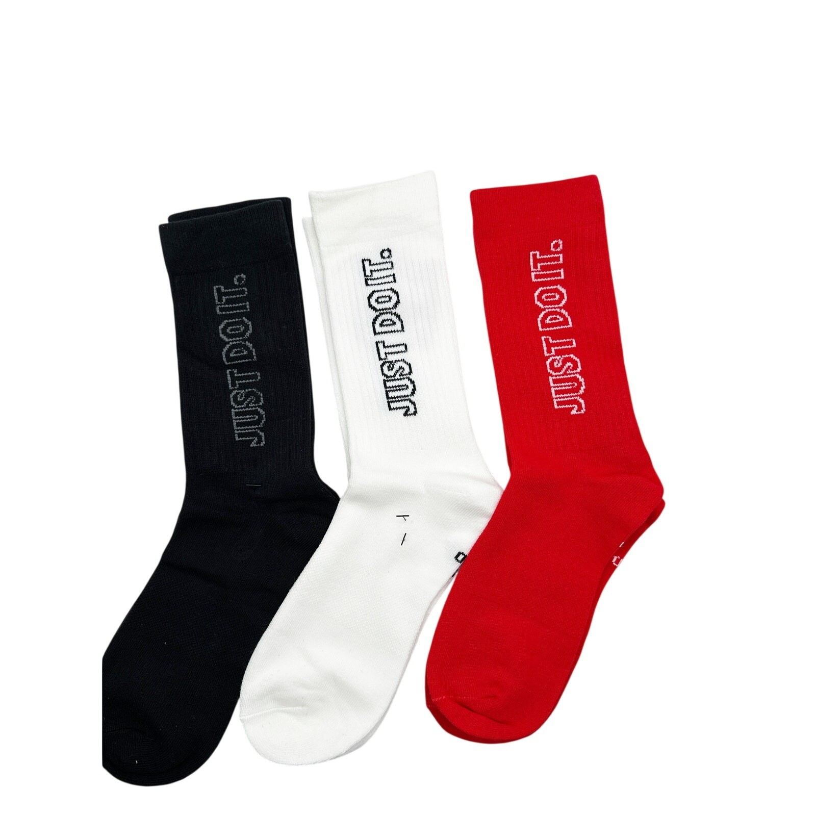 3 Pairs NWOT NIKE Everyday Cotton Crew Socks Dri Fit Size Medium