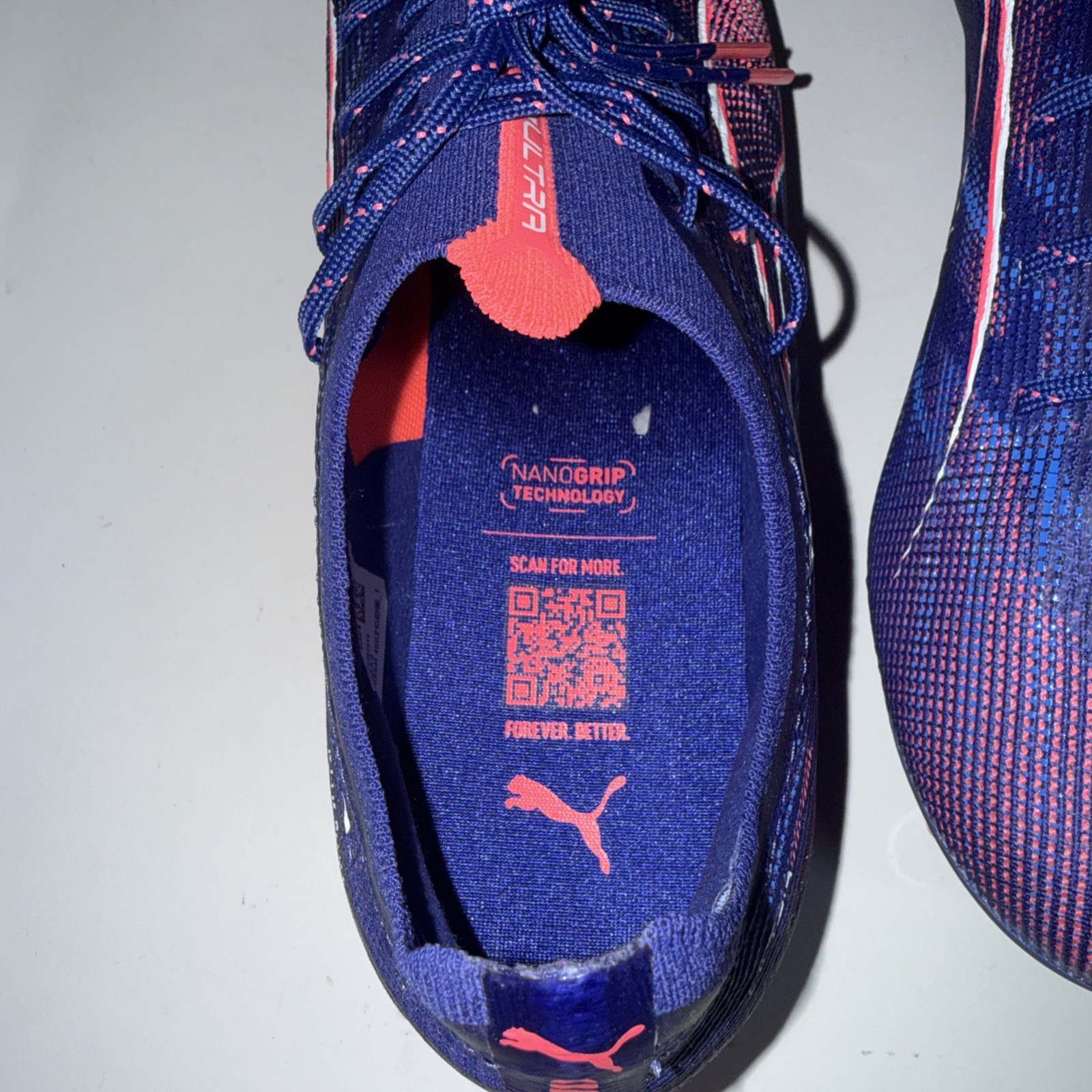 PUMA Ultra 5 Pro Firm GroundArtificial Ground Soccer Cleats Mens Blue Sneakers A