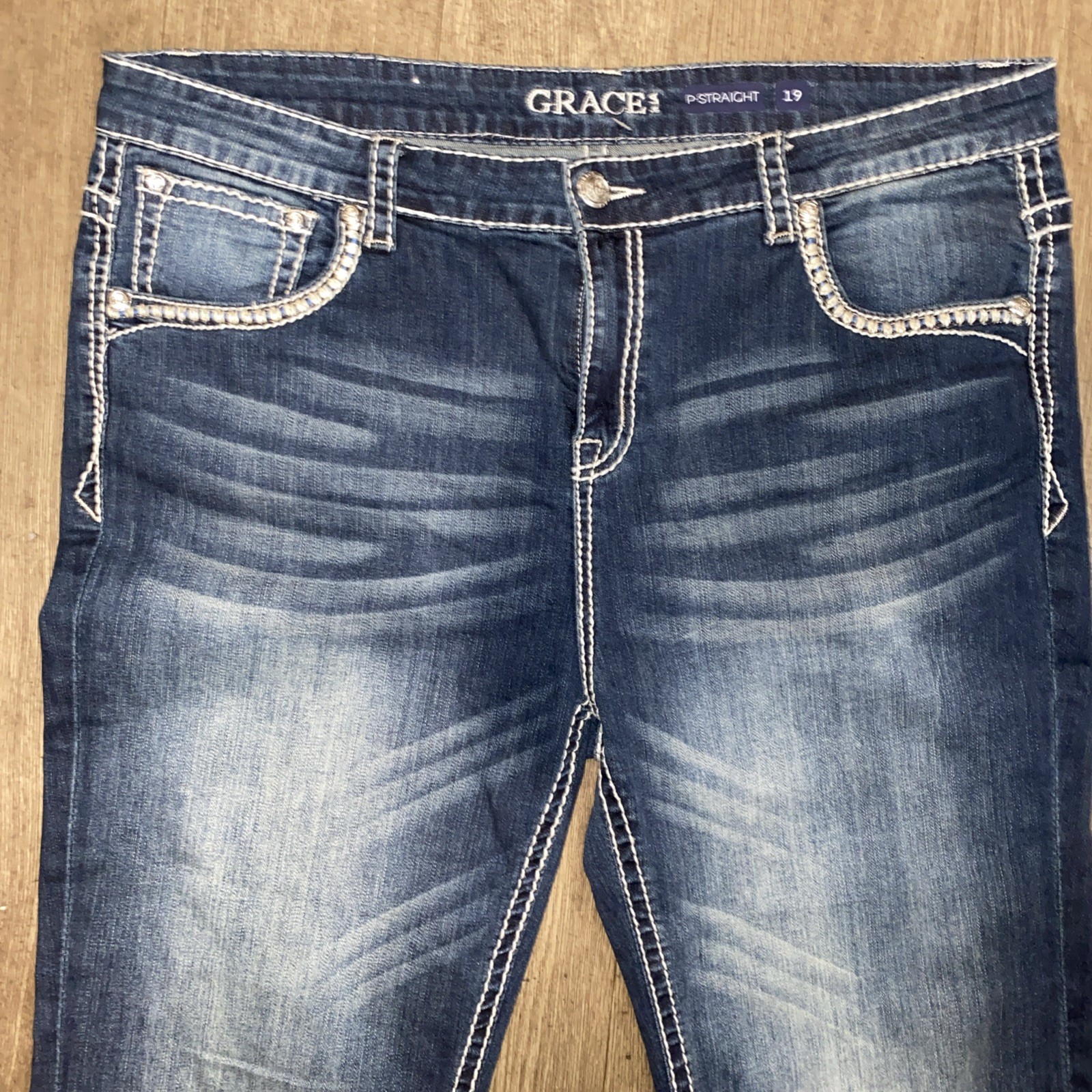Grace In LA Jeans 19 (39/33 Straight 9Leg Opening