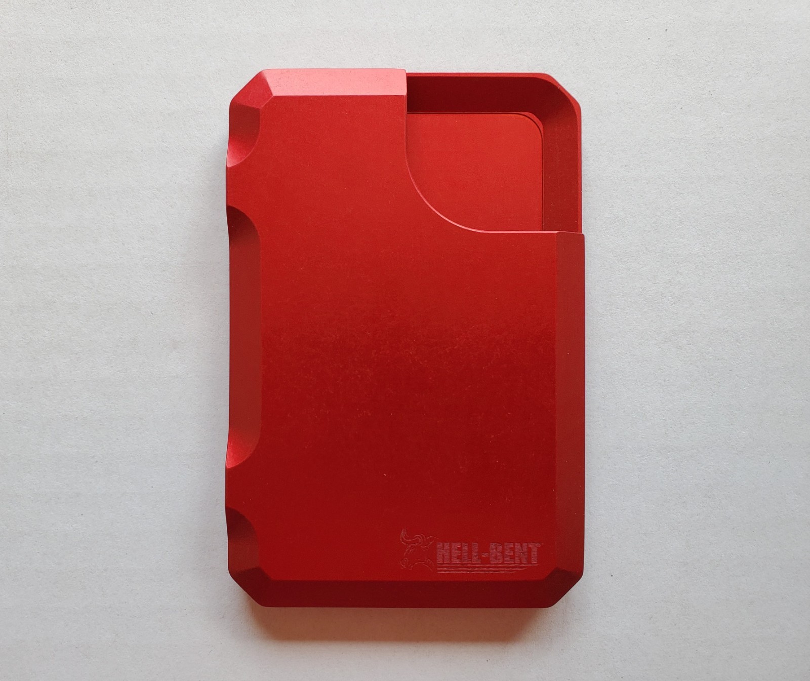 Hell Bent Holsters Red 3.0 Aluminum Combat Wallet RFID + Carbon Fiber Money Clip