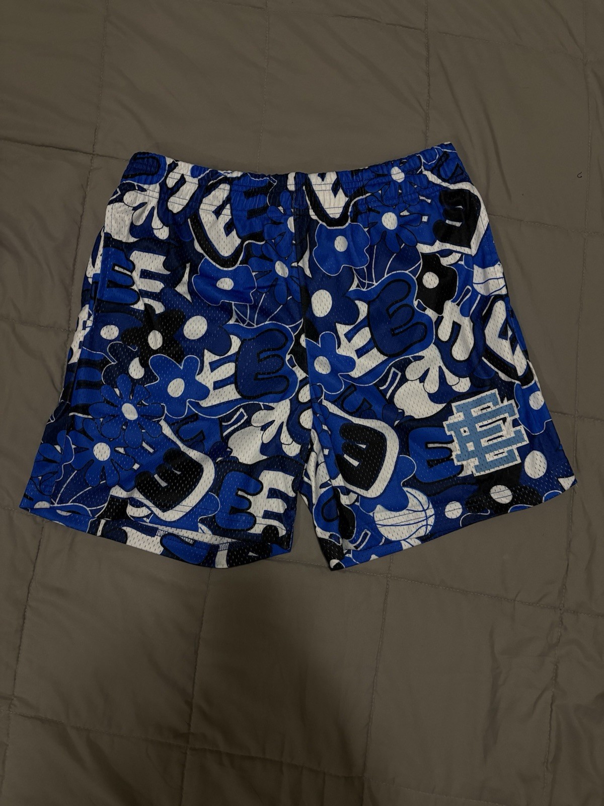 Eric Emanuel EE Basic Shorts Hawaiian Blue, Size Small