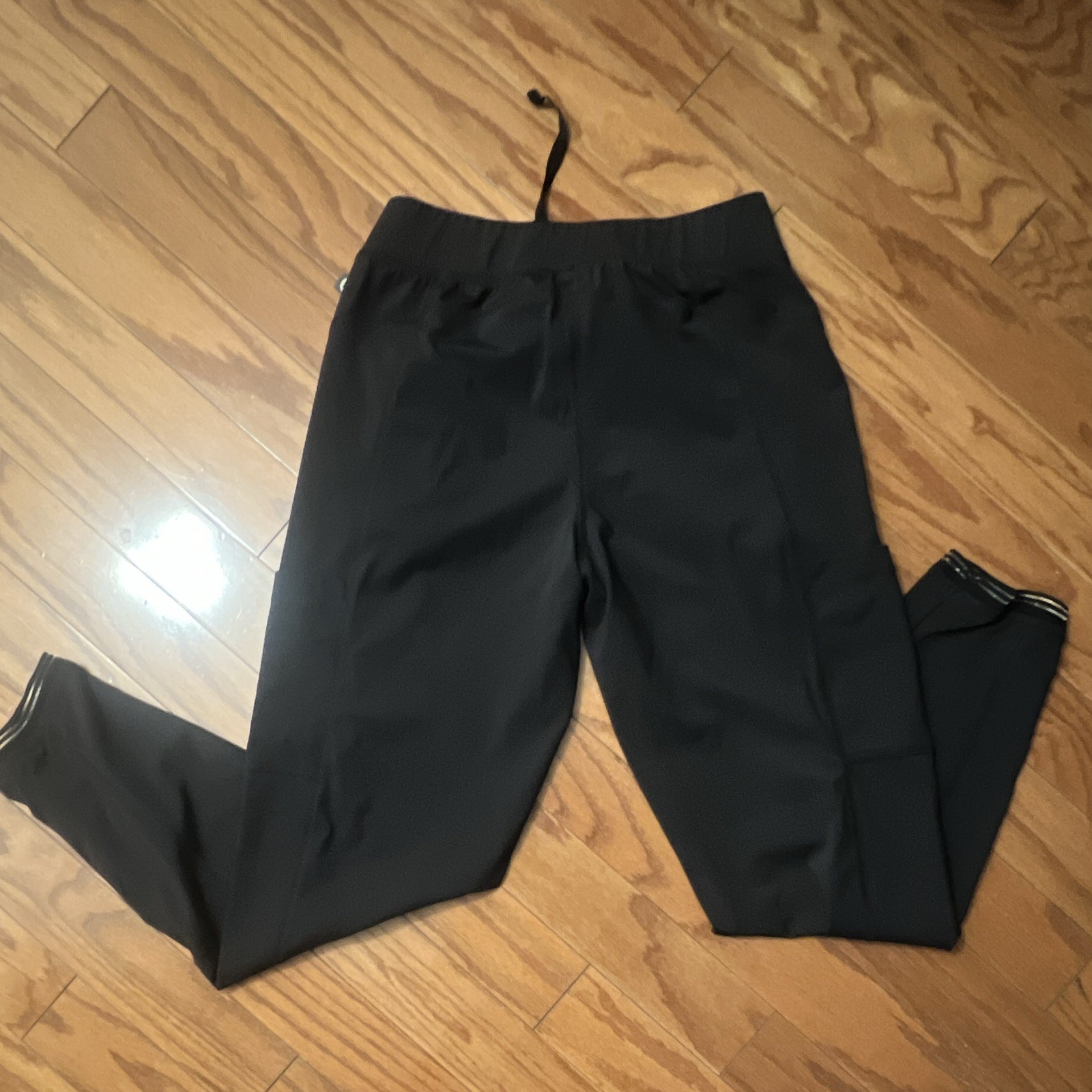 Urbane Impulse Contemporary Fit Scrub Pants Black Solid Medical Size M
