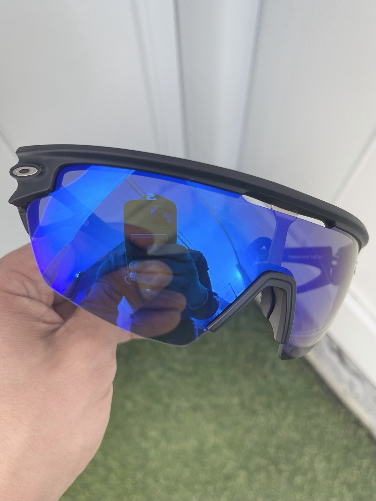 NWT Oakley Sphaera OO9403 9403 Black Deep Blue Prizm 130 One Size Fits All