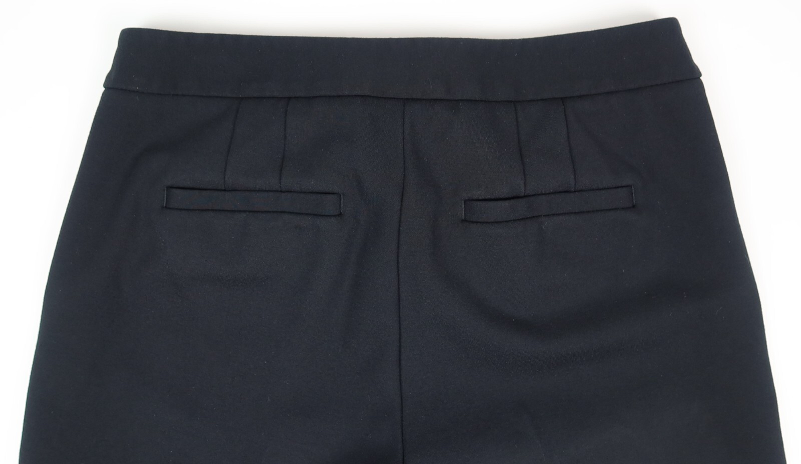 Talbots Stretch Ponte Rayon Nylon Spandex Full Length Pants Black Size 4