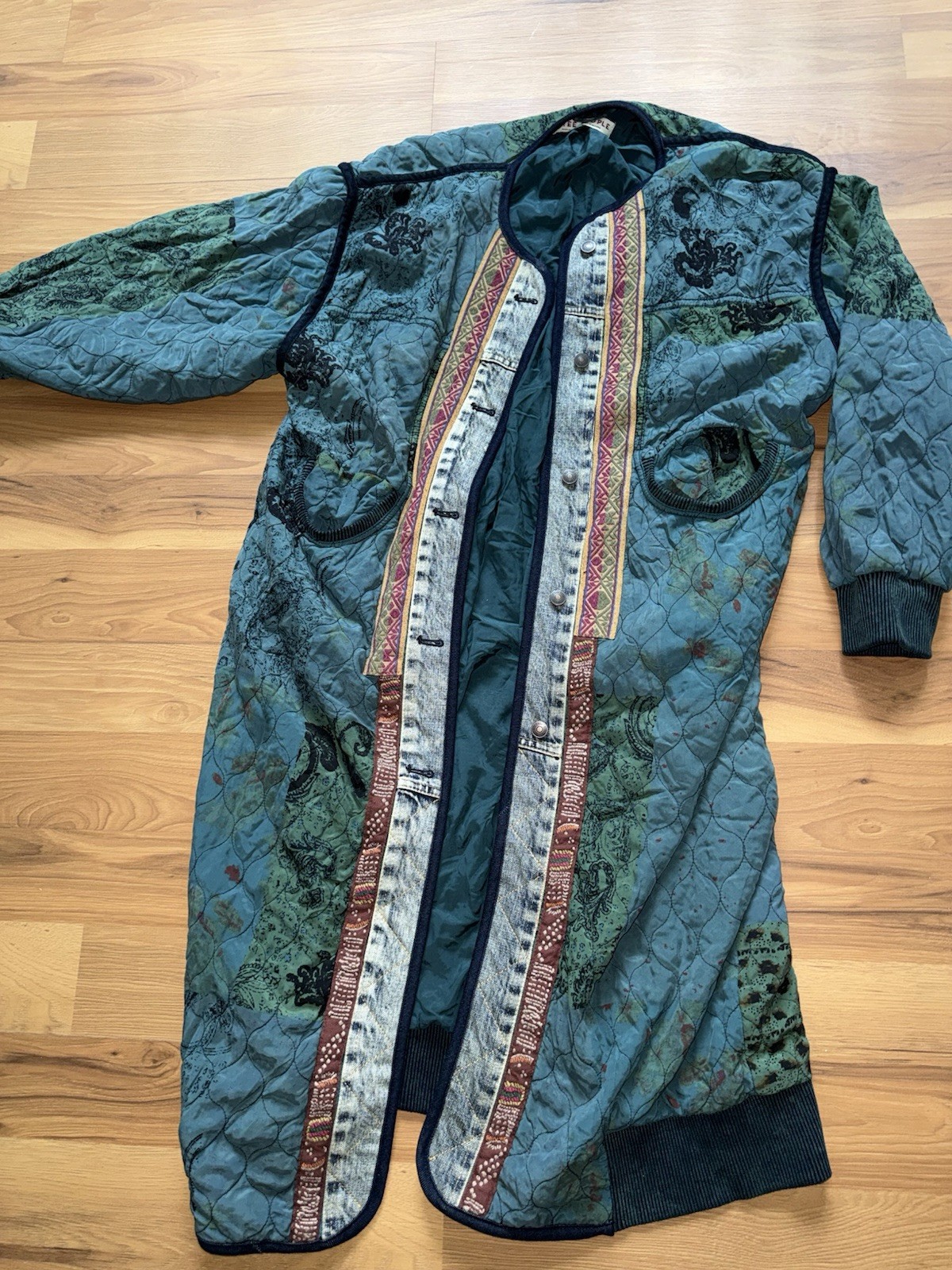 Free People The Borderline Liner Jacket torn inside