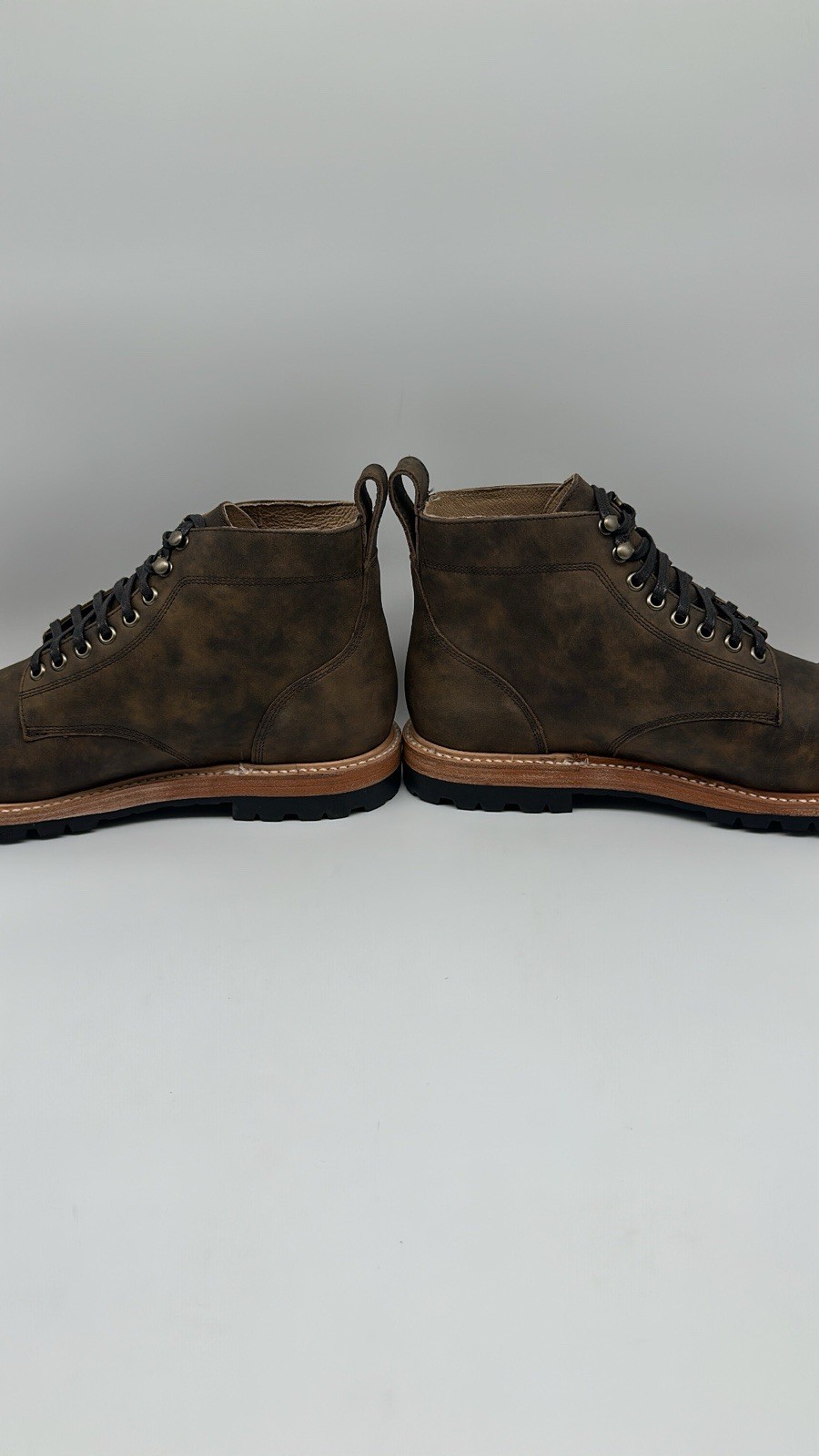 Taylor Stitch Cap Toe L.E. The Moto Boot in Espresso Grizzly Men’s Size 11 D NEW