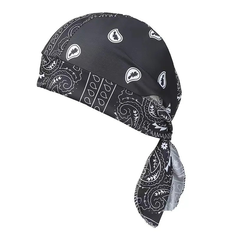 Elastic Motorcycle Wrap Biker Du Bandana Paisley Doo Rag Head Skull Cap Durag