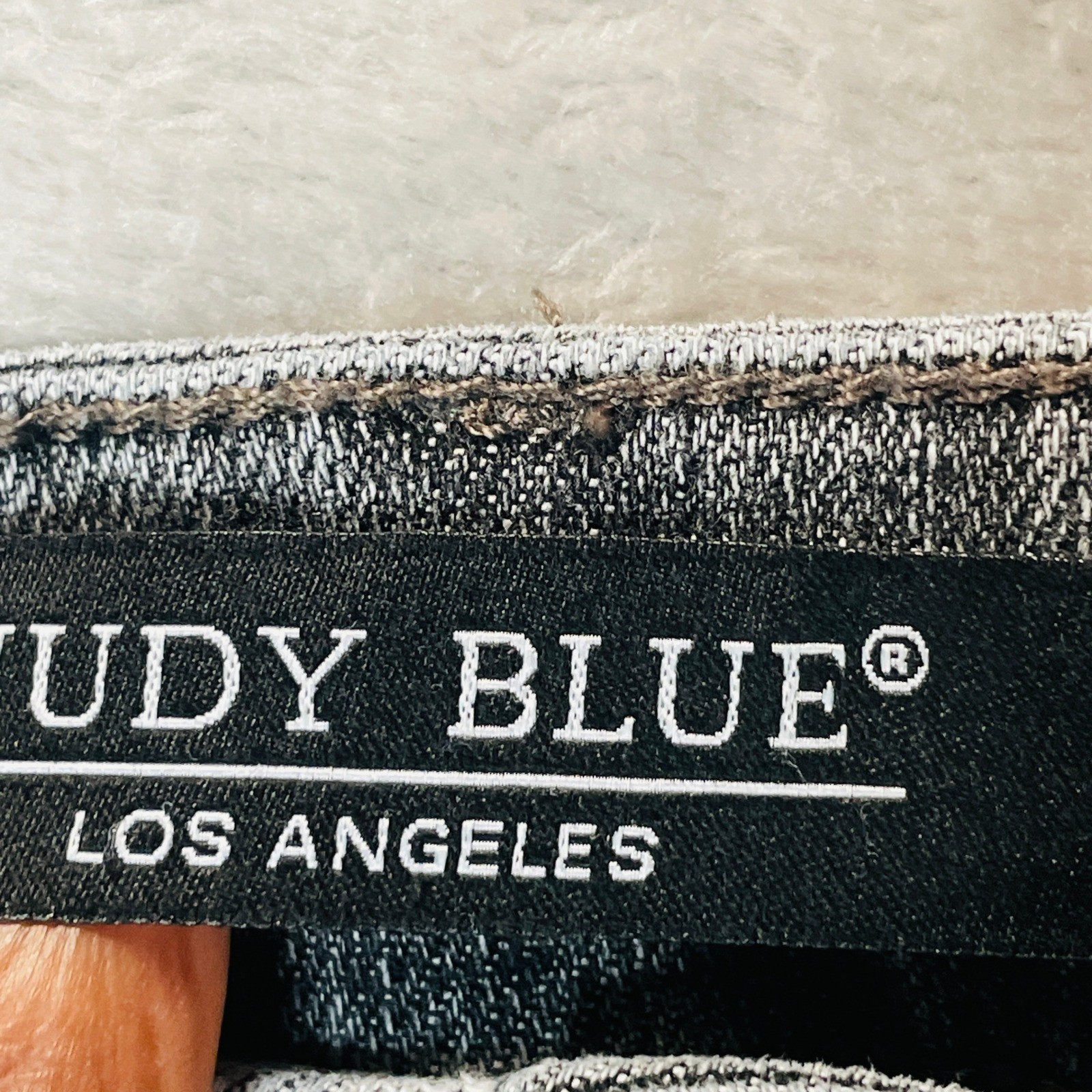 Judy Blue Jeans Womens 27 Grey Skinny Fit High Rise Acid Wash Denim Pants