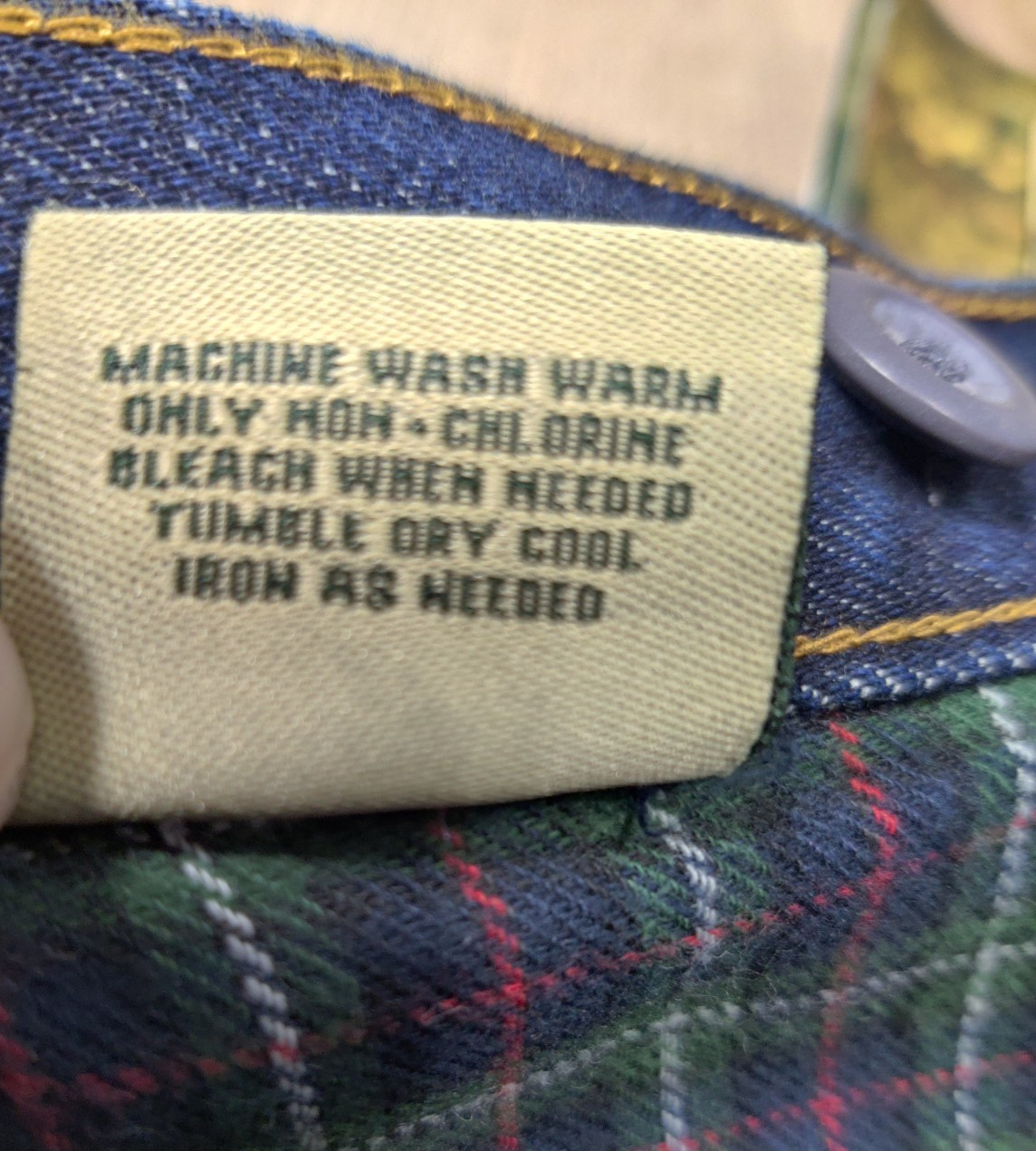 NWT Field & Stream 40×32 Hiking or Hunting Flannel Lined Jeans Suspender Buttons