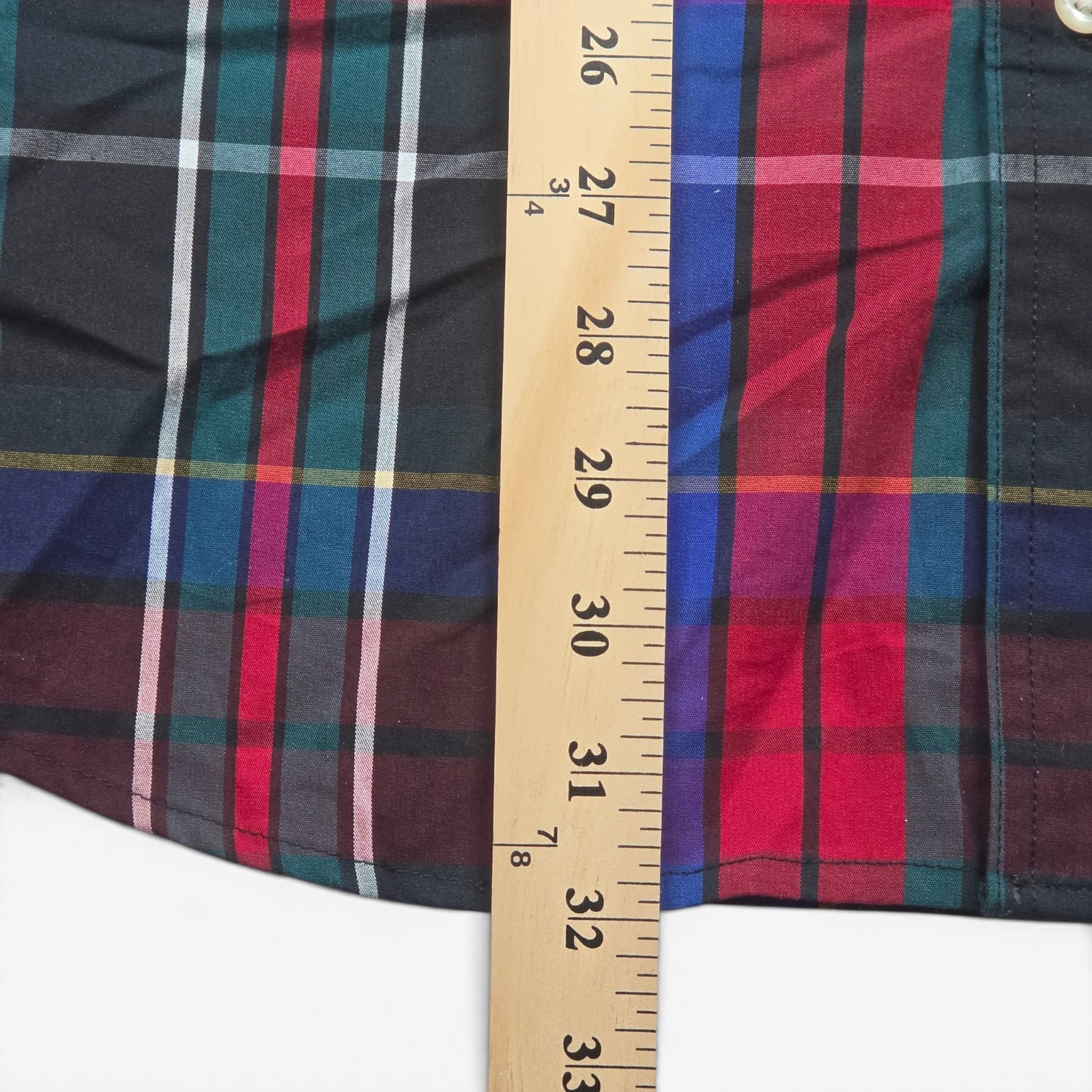 Chaps Men’s Large Plaid Stretch Button Down Shirt Easy Care Long Sleeve NWT