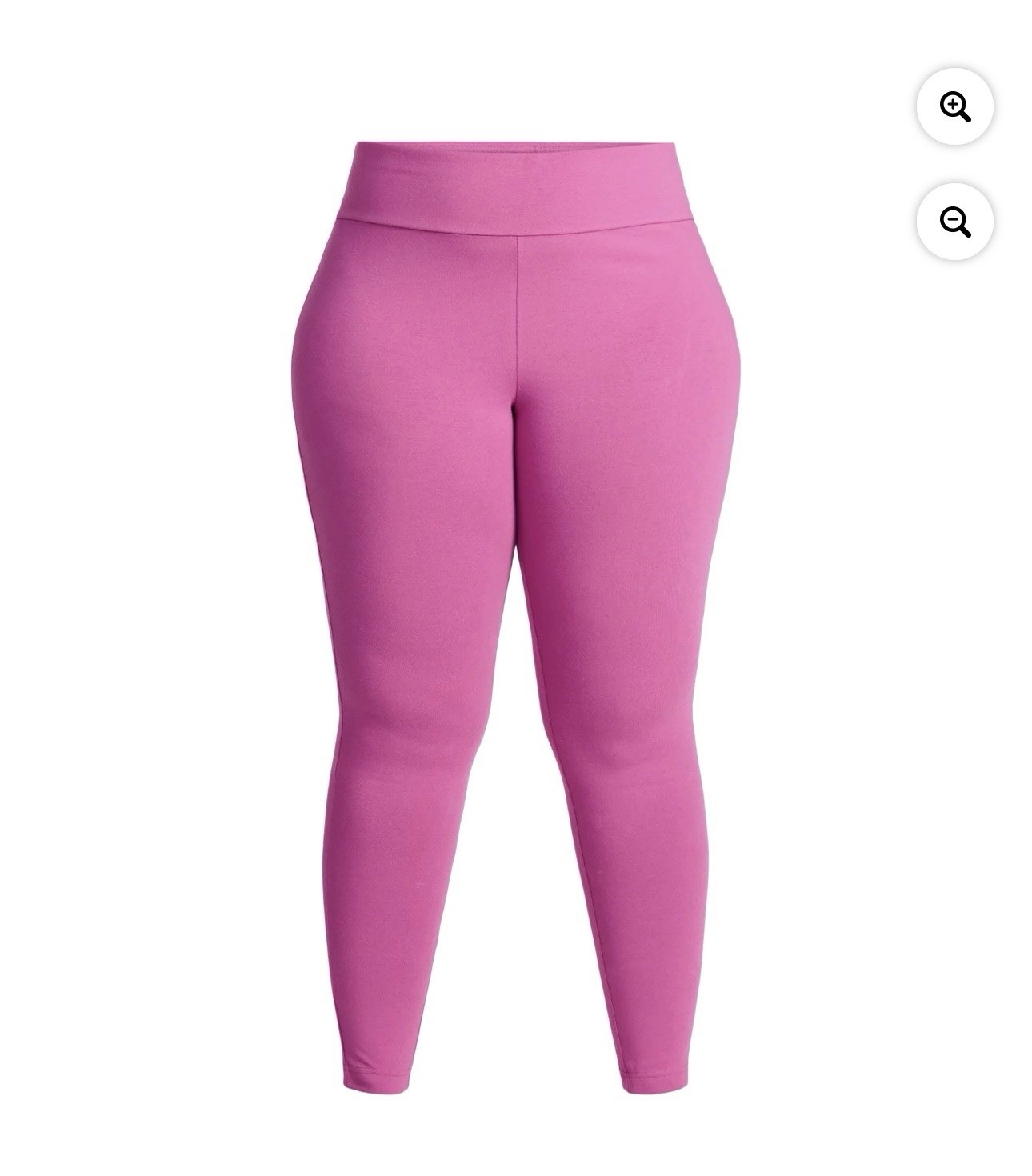 Terra & Sky Women’s Plus Meadow Mauve High Waist Ankle Length Leggings