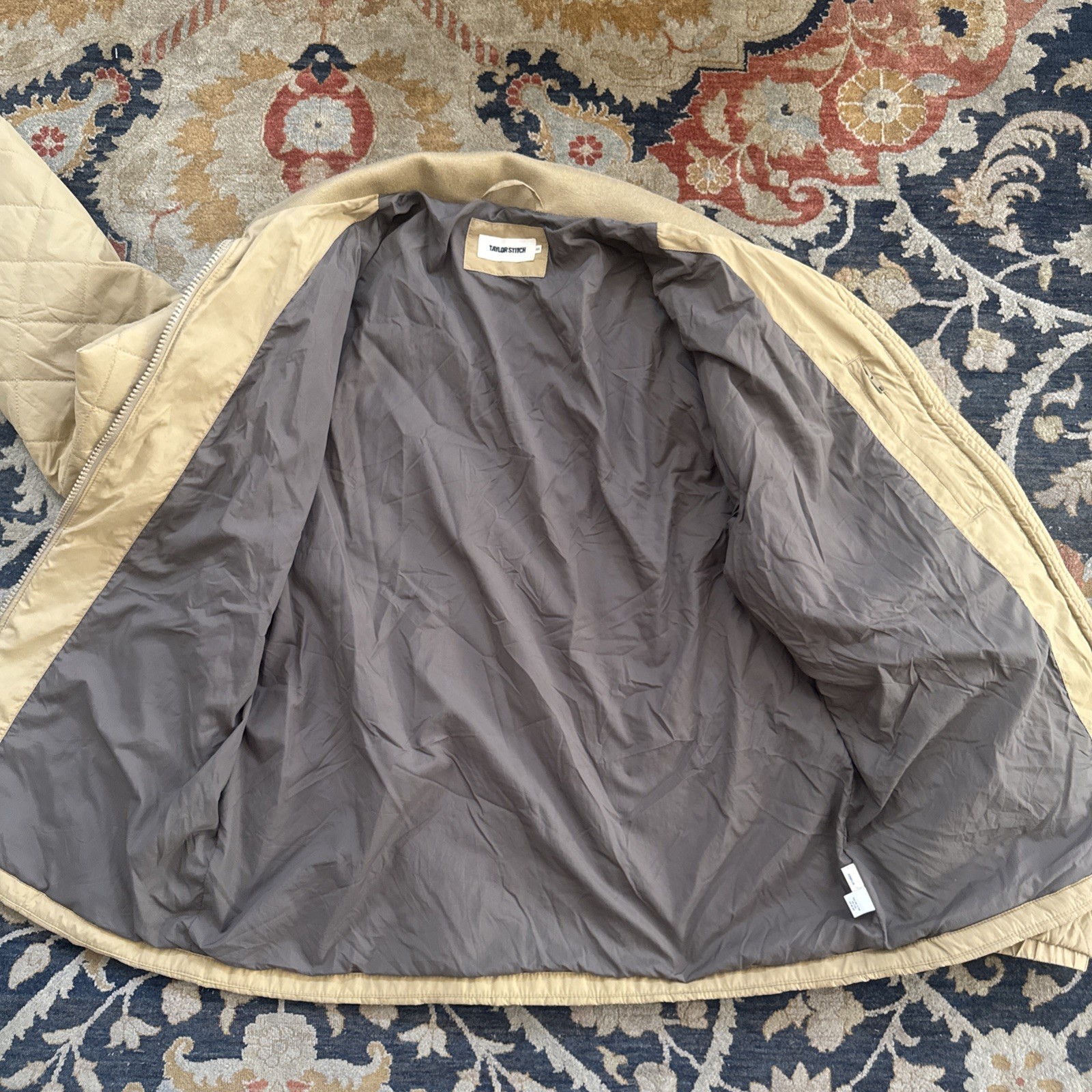 Taylor Stitch The Vertical Jacket Brown Khaki Mens XL 44 MSRP $198
