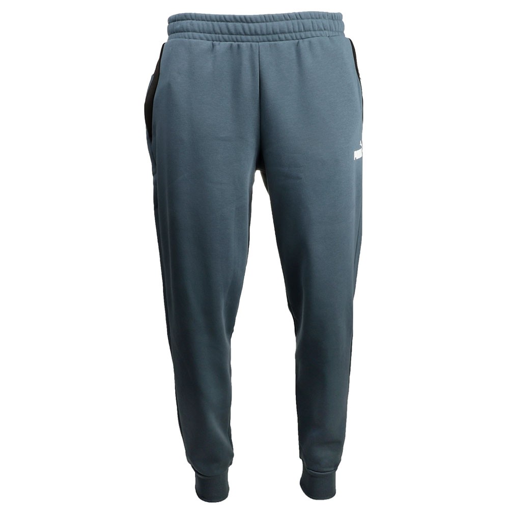 PUMA Power Colorblock Sweatpants Mens Grey Casual Athletic Bottoms 68474325
