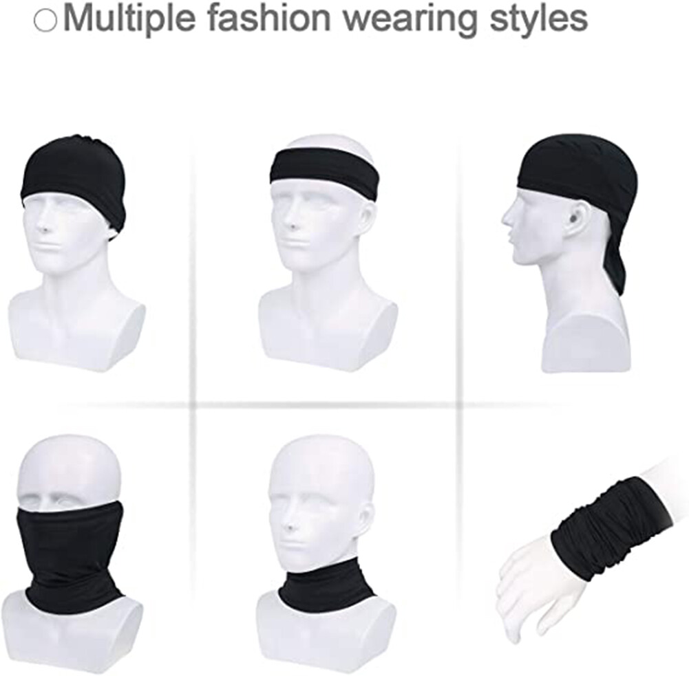 UV Protection Cooling Neck Gaiter Face Mask – Windproof Bandana Scarf for Hiking