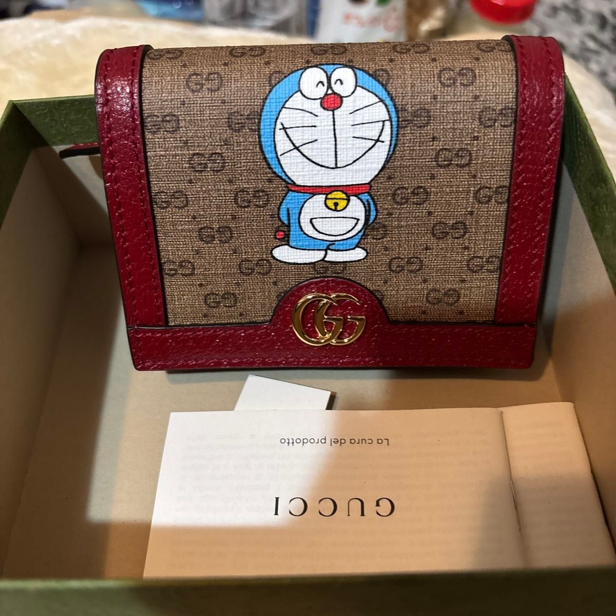 GUCCI Doraemon collaboration. Mini wallet. Brand new.