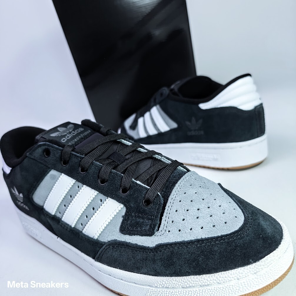Adidas US 14 Men’s Black Grey White Gum Suede Retro Centennial 85 IE6610 NIB