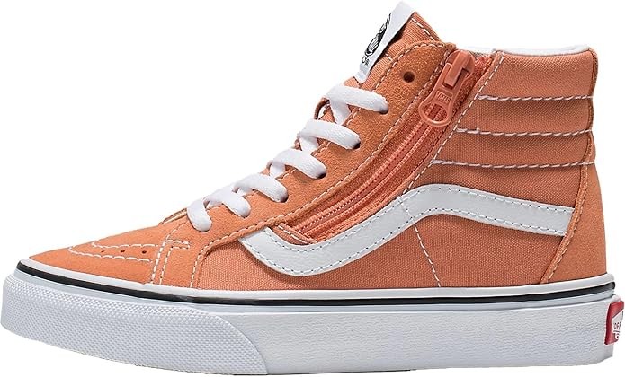 VANS Kids Sk8-Hi Reissue Side Zip Sneakers Sun Baked (Grade School)