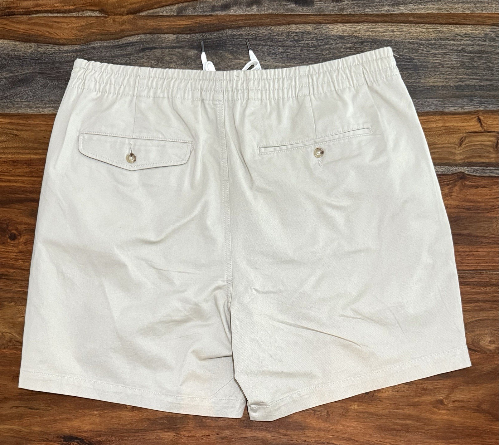 Polo Ralph Lauren Men’s 6 inch Prepster Stretch Chino Shorts Beige Stone XXL