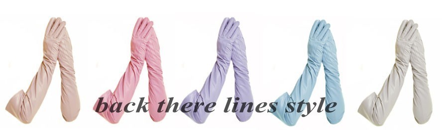 Custom Made 30cm to 80cm Long Back Three Lines Top Real Leather Gloves 18 Colors
