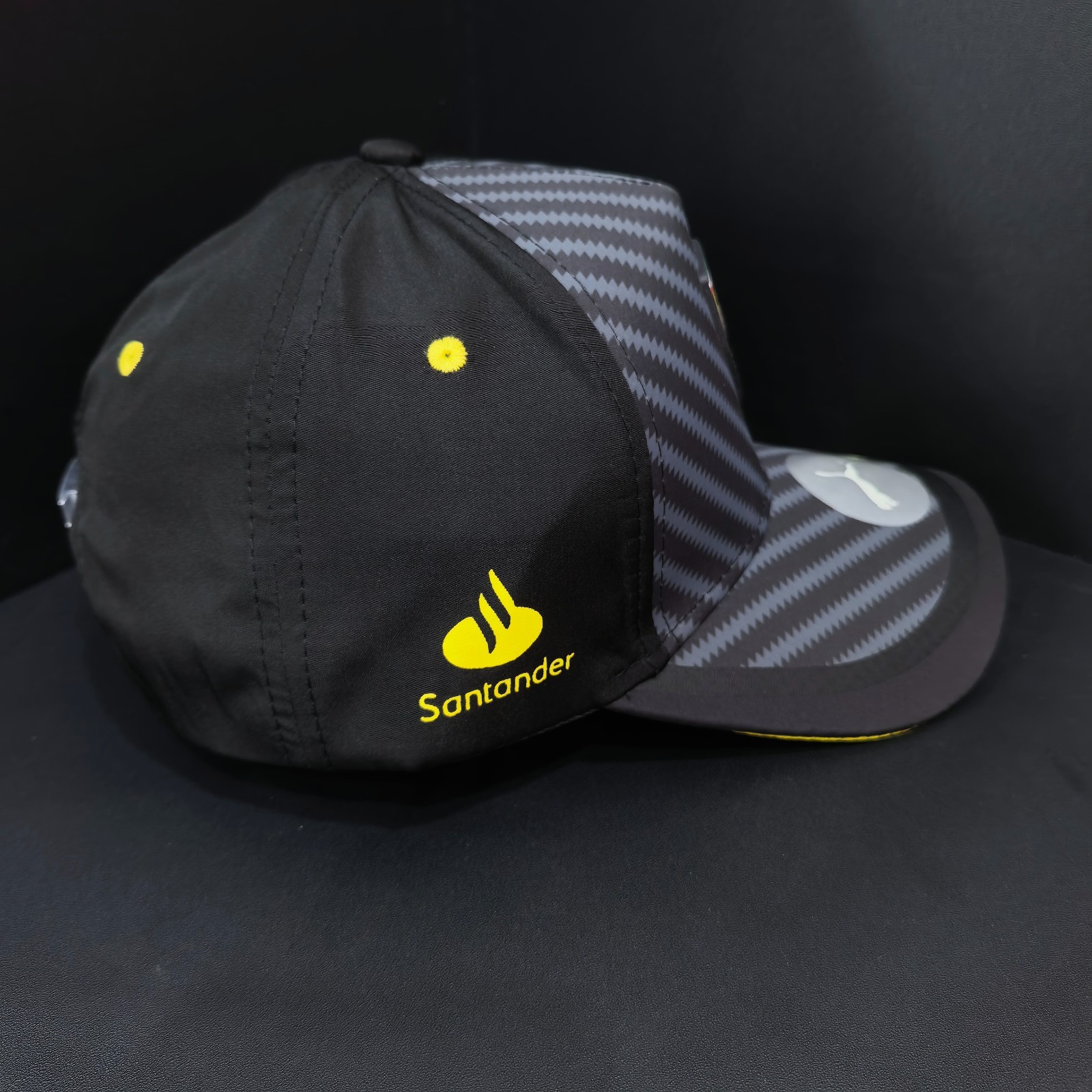 Ferrari Black Carbon Fiber Baseball Cap – Adjustable