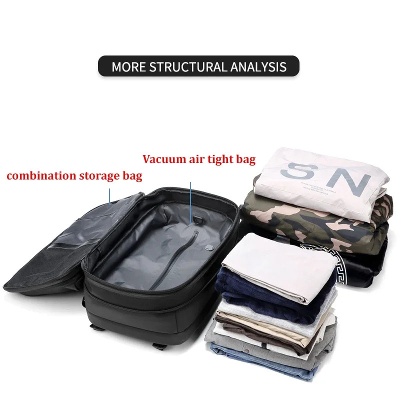 Travel Men 17 Inch Laptop Backpack Business Large Capacity & School Backpack